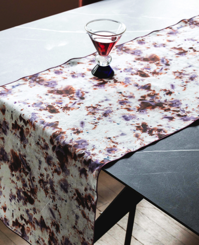 Rose Marble Table Runner