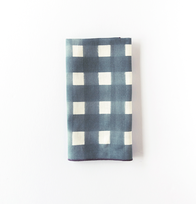 Artisan Blue Brushstroke Napkins - Korvel