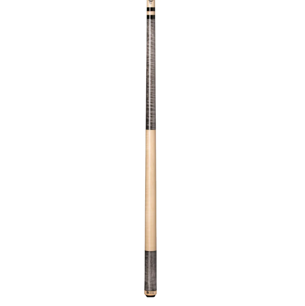 Elegant Grey Stained Birdseye Lucasi Cue Stick - Korvel