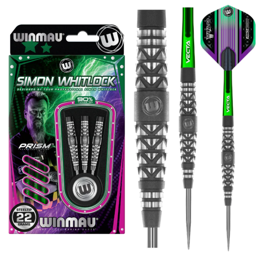 Dardos de Punta de Acero Simon Whitlock Shotblast