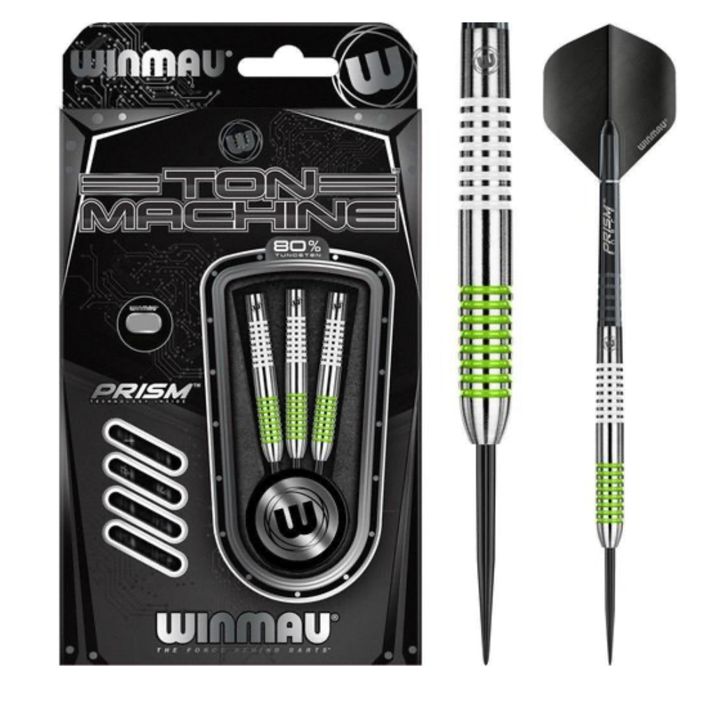 Fléchettes Winmau Ton Machine - Précision en Tungstène Premium