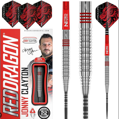 Johnny Clayton Original 2.0 Red Dragon Darts Set