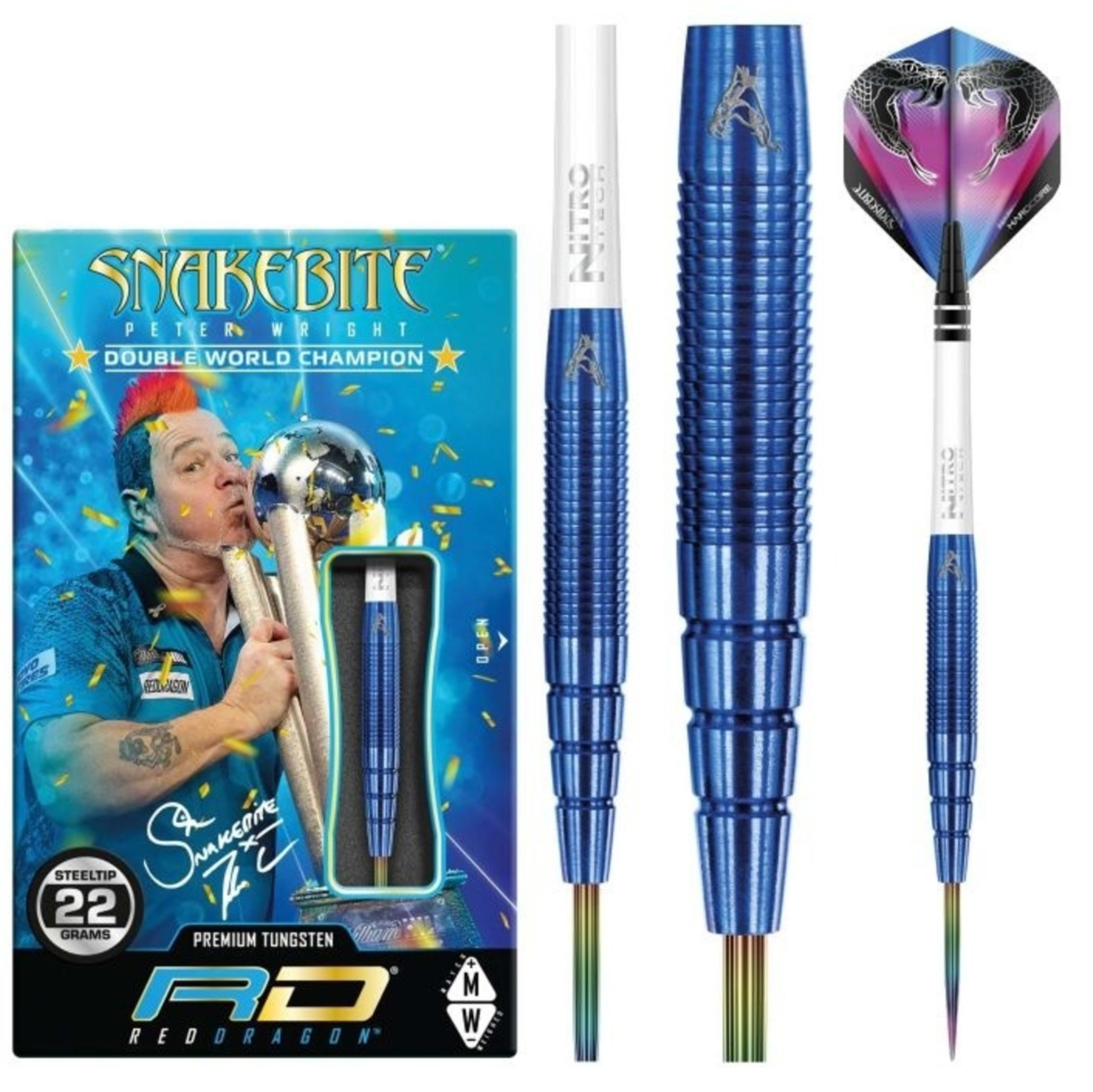 Dardos Peter Wright Snakebite WC PL15