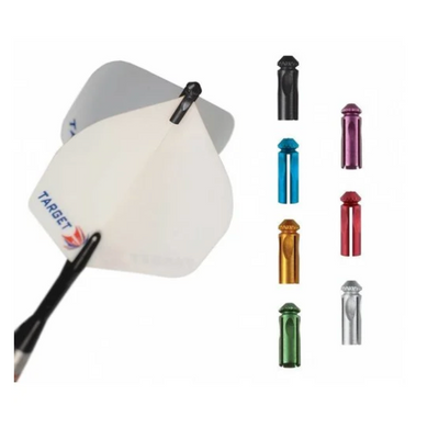 Durable Black Dart Flight Protectors - Set of 3 - Korvel