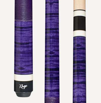 Vibrant Purple Reign Billiard Cue with Durable Nylon Grip - Korvel