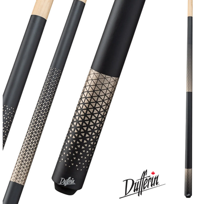 Dufferin Gold Weave Cue Stick - Enhanced Performance - Korvel