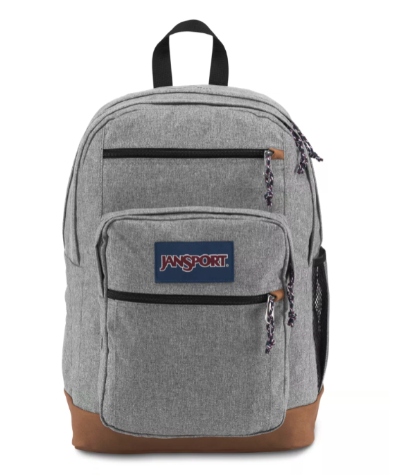 Sac à dos étudiant Cool de Jansport - Poly Grey Letterman