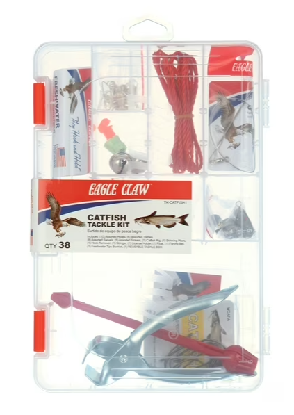 Kit de matériel de pêche pour poisson-chat Eagle Claw