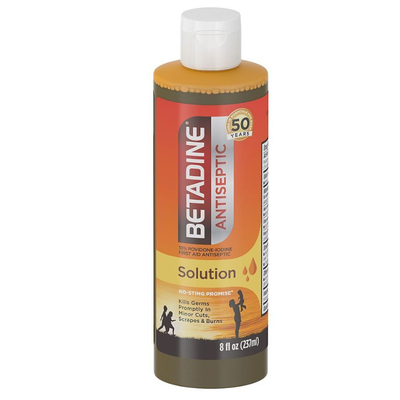 Betadine Antiseptic First Aid Solution - 8 Fl Oz