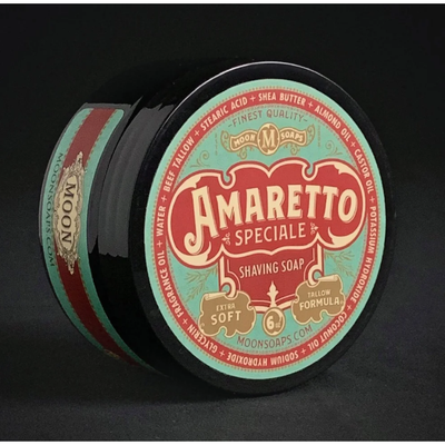 Savon à raser Amaretto Speciale de Moon Soaps 6 Oz