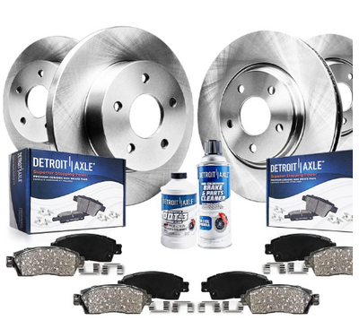 Premium 10-Piece Brake System Kit for 2006-2010 Infiniti M35 & G37 - Drilled Rotors & Ceramic Pads - Korvel
