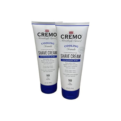 Crème à raser concentrée rafraîchissante à la menthe Cremo 6 oz