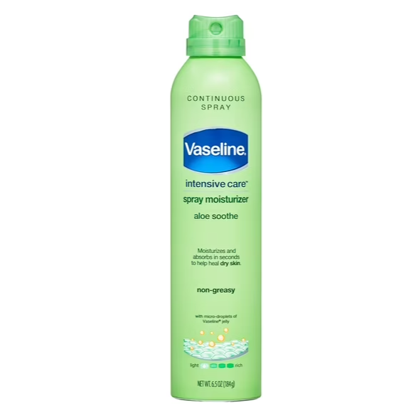 Lotion en spray Vaseline Intensive Care Aloe Soothe, 6,5 oz