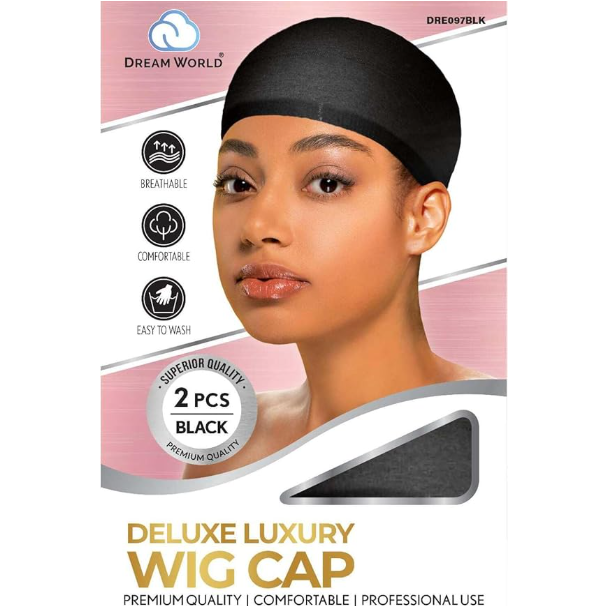 Dream World Deluxe Wig Cap - Black