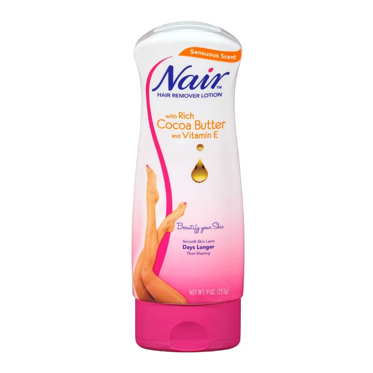 Loción Removedora de Vello Nair con Manteca de Cacao y Vitamina E