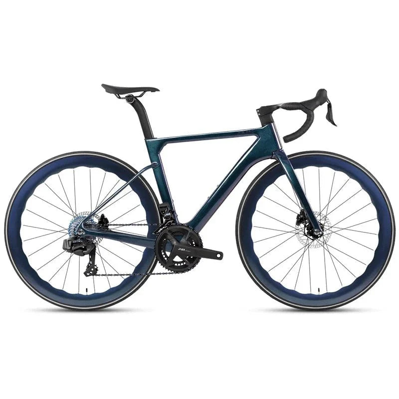 Bicyclette de route en carbone TWITTER R15pro - Vélo disc hydraulique pour hommes