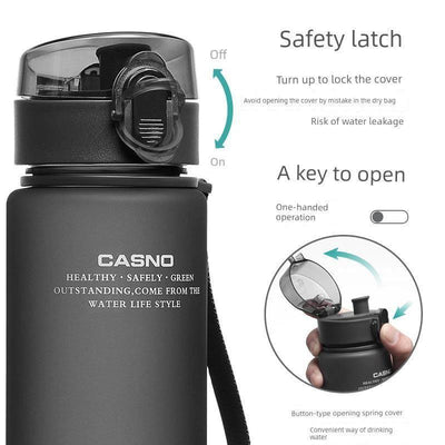 Casino Frosted Sports Water Bottle - Portable & Stylish