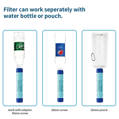 Filterwell 6L Water Filter Straw Bag