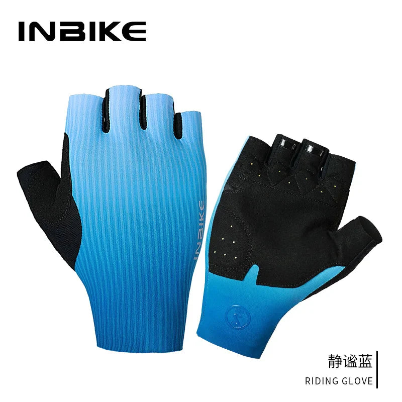Gants de cyclisme à demi-doigts INBIKE pour hommes et femmes