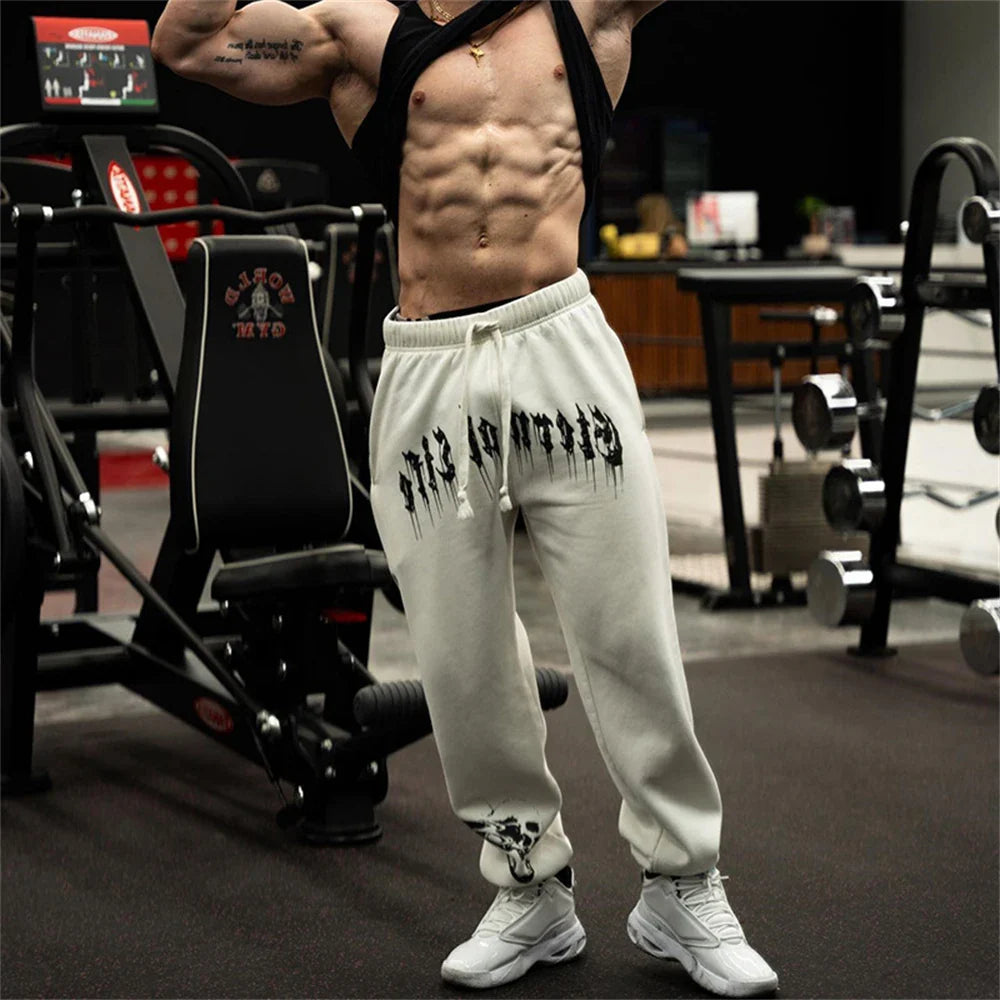 EquinoxFlex Pantalons de Gym en Coton pour Hommes