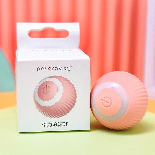 Smart Interactive Cat Rolling Ball Toy - Rechargeable & Automatic