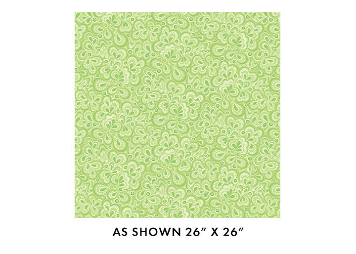 Serenade Stream Green Twilight Cotton Wideback Fabric