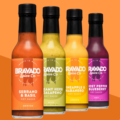 Serrano & Basil Hot Sauce – Medium Heat, Zesty Tomato Blend, 5 oz
