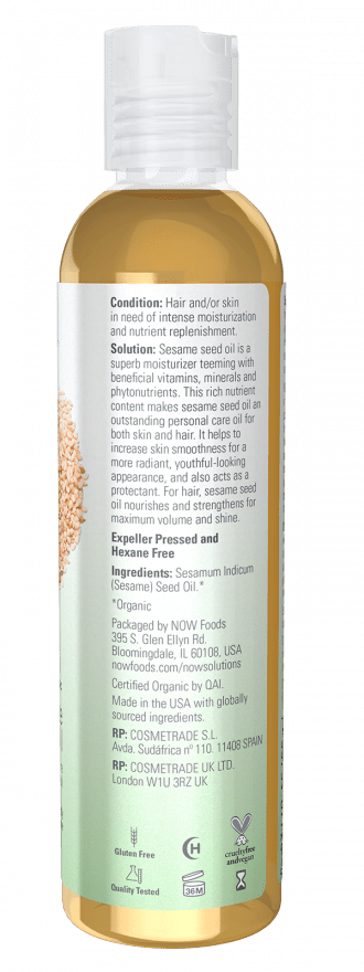 Organic Sesame Seed Oil for Deep Hydration - Korvel