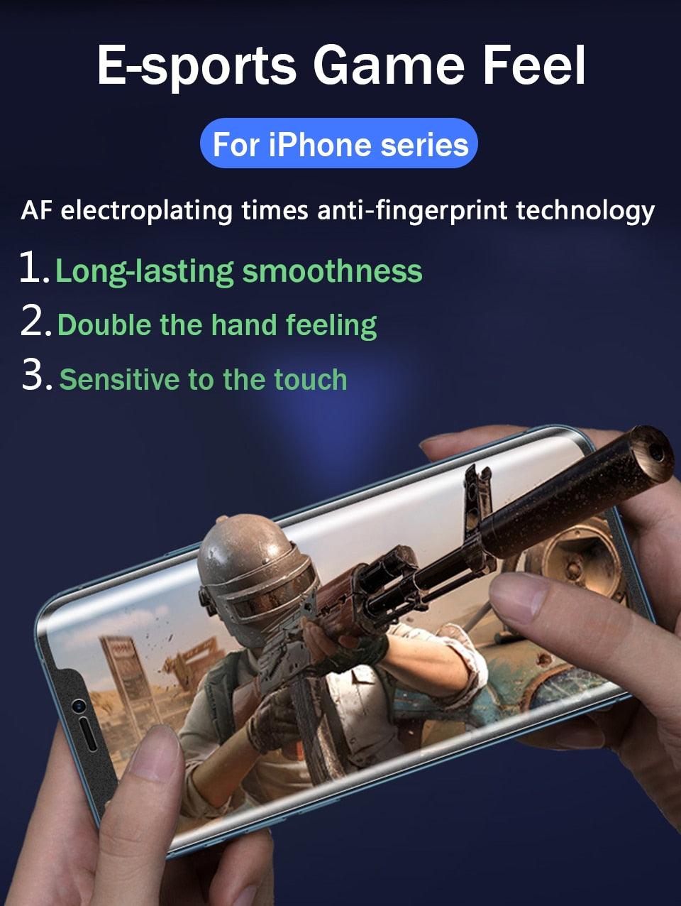 Protecteurs d'écran mats 3PCS pour modèles d'iPhone