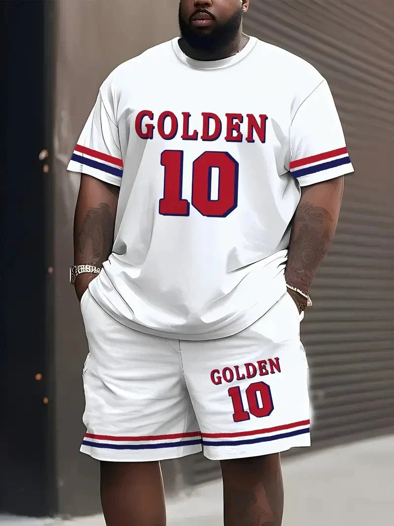 Ensemble de vêtements de basketball pour hommes grandes tailles