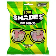 Shades by Niko Sour Gummies – Vegan Candy Bag