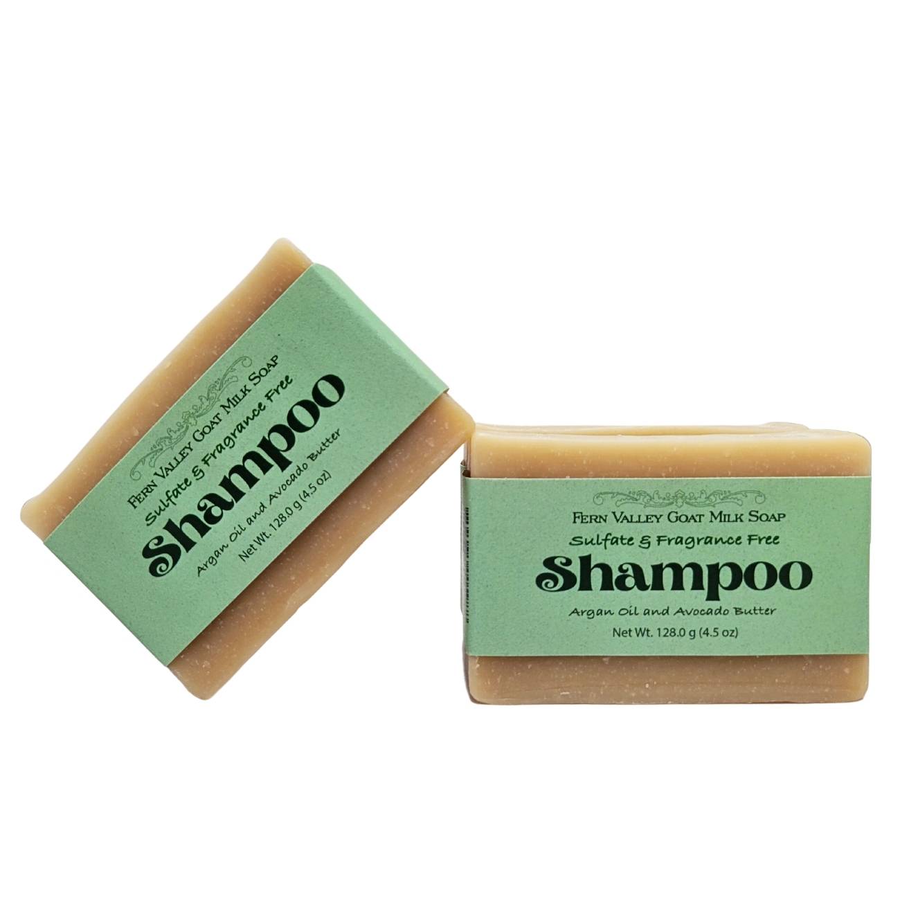 Savon Shampooing Artisanal au Lait de Chèvre avec Huile d'Argan et Beurre d'Avocat