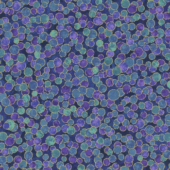 Shimmer Deep Sea Cotton Fabric - 44"/45" Per Yard