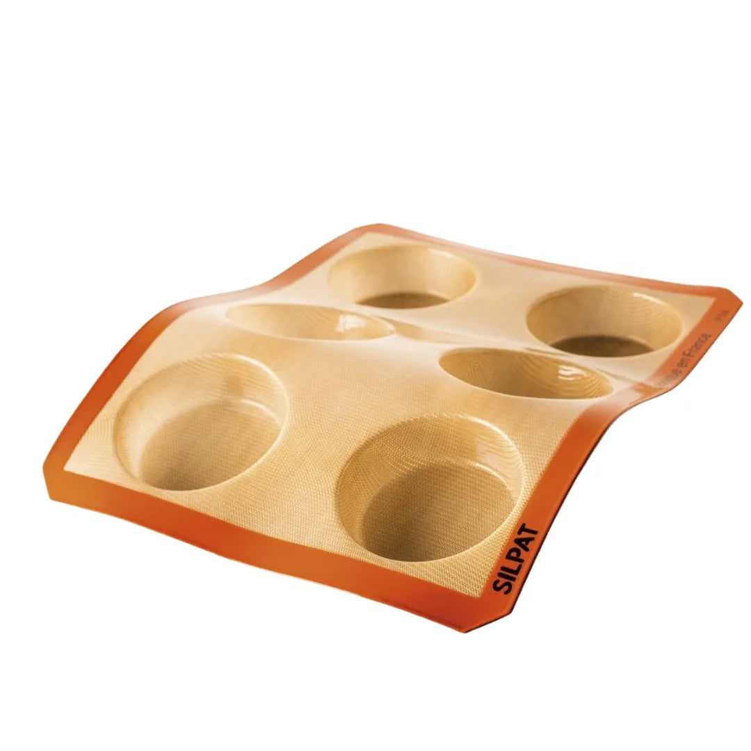 Silpat 6 Hole Large Round Mold - Korvel