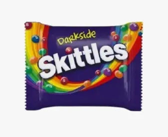 Caramelo Skittles Darkside Fun Size 18g – Sabor Importado del Reino Unido
