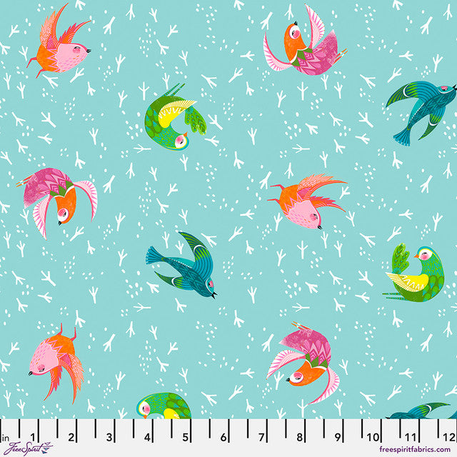 Tissu en coton Sky Give it to the Wind 44"/45" par yard