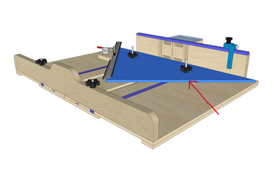 Premium Picture Frame Triangle for Crosscut Sled