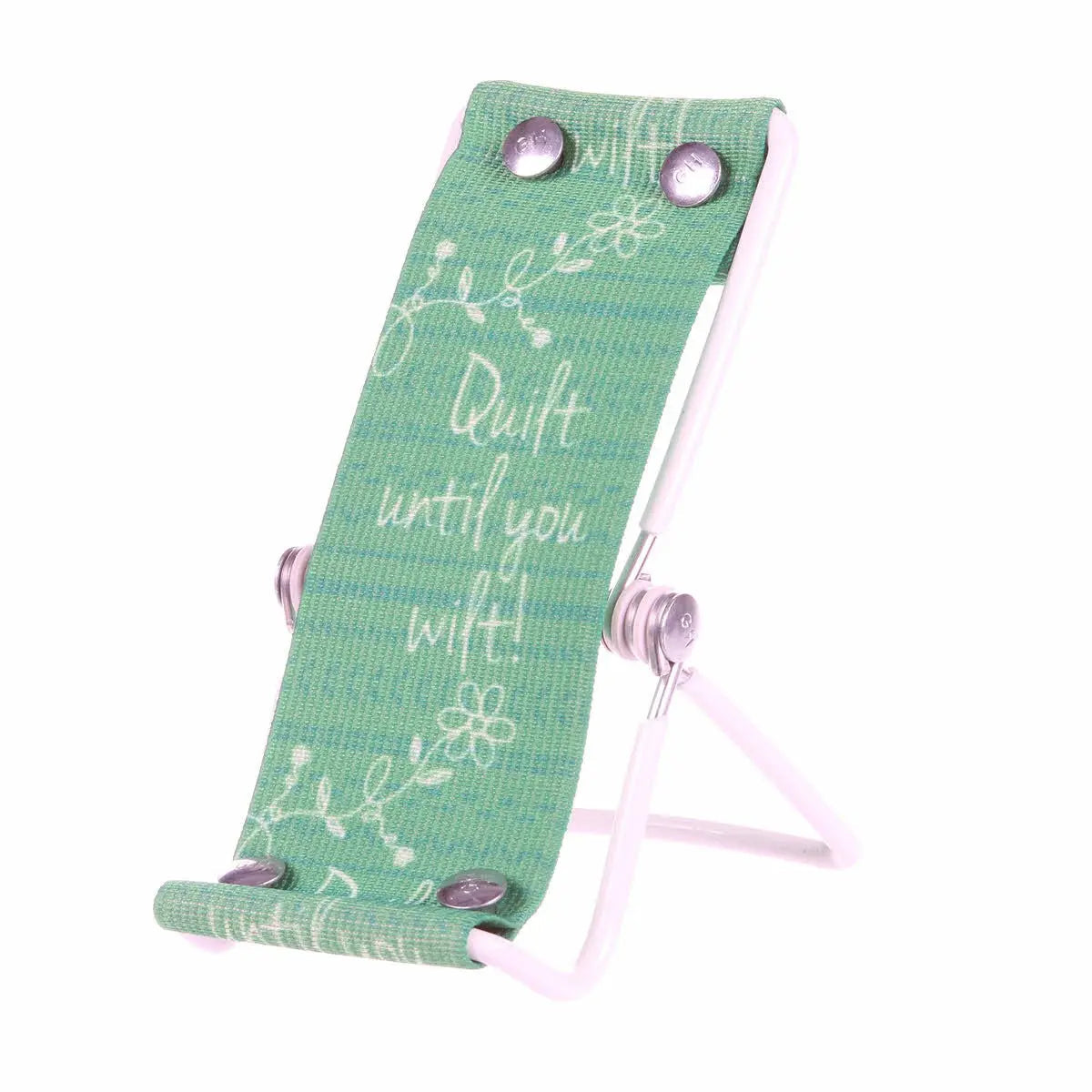 Soporte para Smartphone - Diseño de Colcha Verde