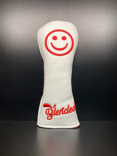 Funda para palo de golf con cara sonriente alegre