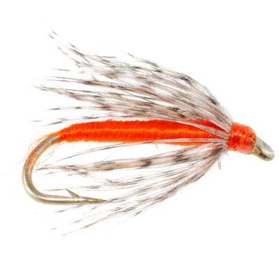 Soft Hackle Partridge and Orange Fly Fishing Wet Flies -1 Dozen Flies Hook Size 16