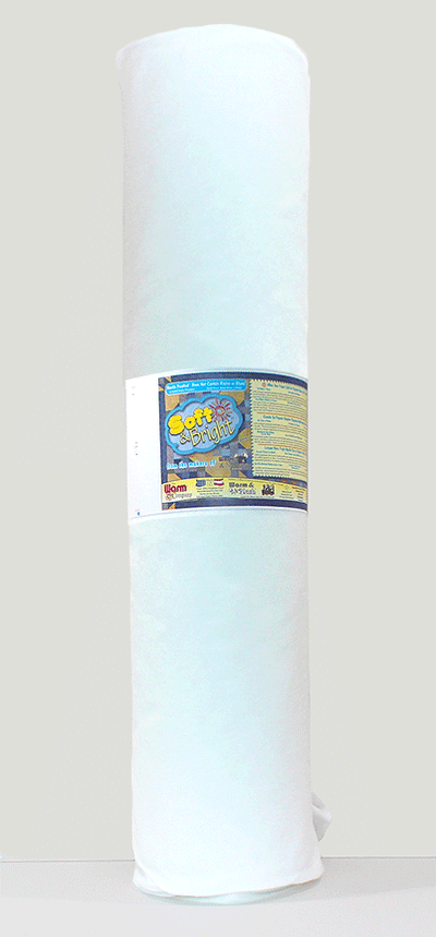 Soft & Bright 124" x 20 YD Premium Polyester Batting