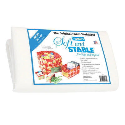 Soft and Stable White 100% Polyester Foam Stabilizer - 36in x 58in