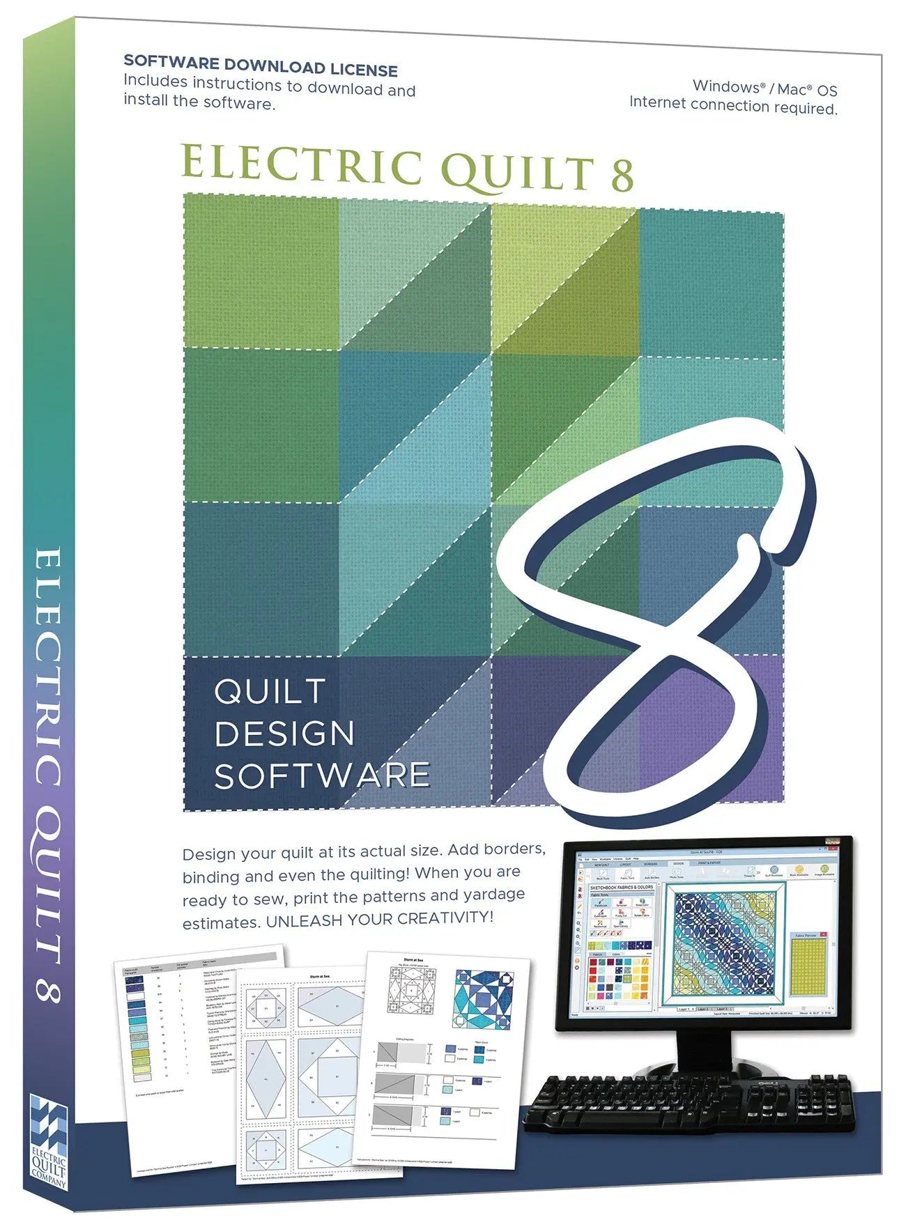 Electric Quilt 8: Software de Diseño de Colchas Premium