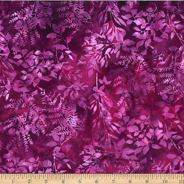 Sonoma Bali Batik Leafy Branches Cotton Fabric - 44"/45" Per Yard