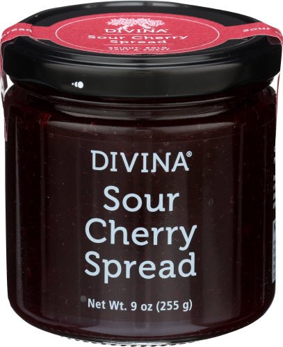 Divina Tart Cherry Preserve - Handcrafted Mediterranean Delight - Korvel