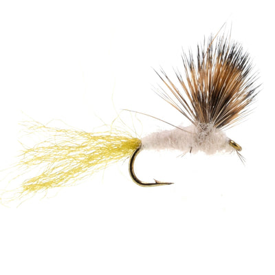 3 Pack Sparkle Dun Pale Morning Dun PMD Mayfly Flies Hook size 18 - Korvel
