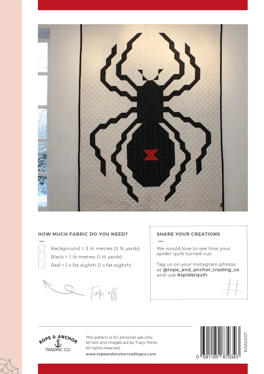 Spider Quilt Pattern for Creative Home Decor