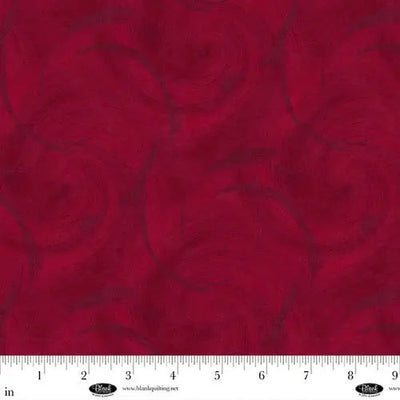 Tissu Large 108" en Flanelle Rouge Satin Moon Designs