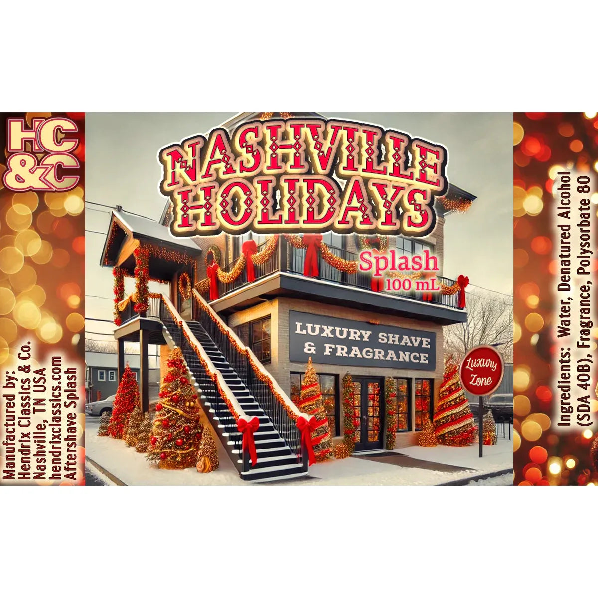 Colección de Afeitado Nashville Holidays de HC&C