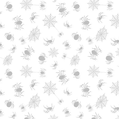 Espectáculo Espeluznante - Tela de Arañas Blancas sobre Blancas